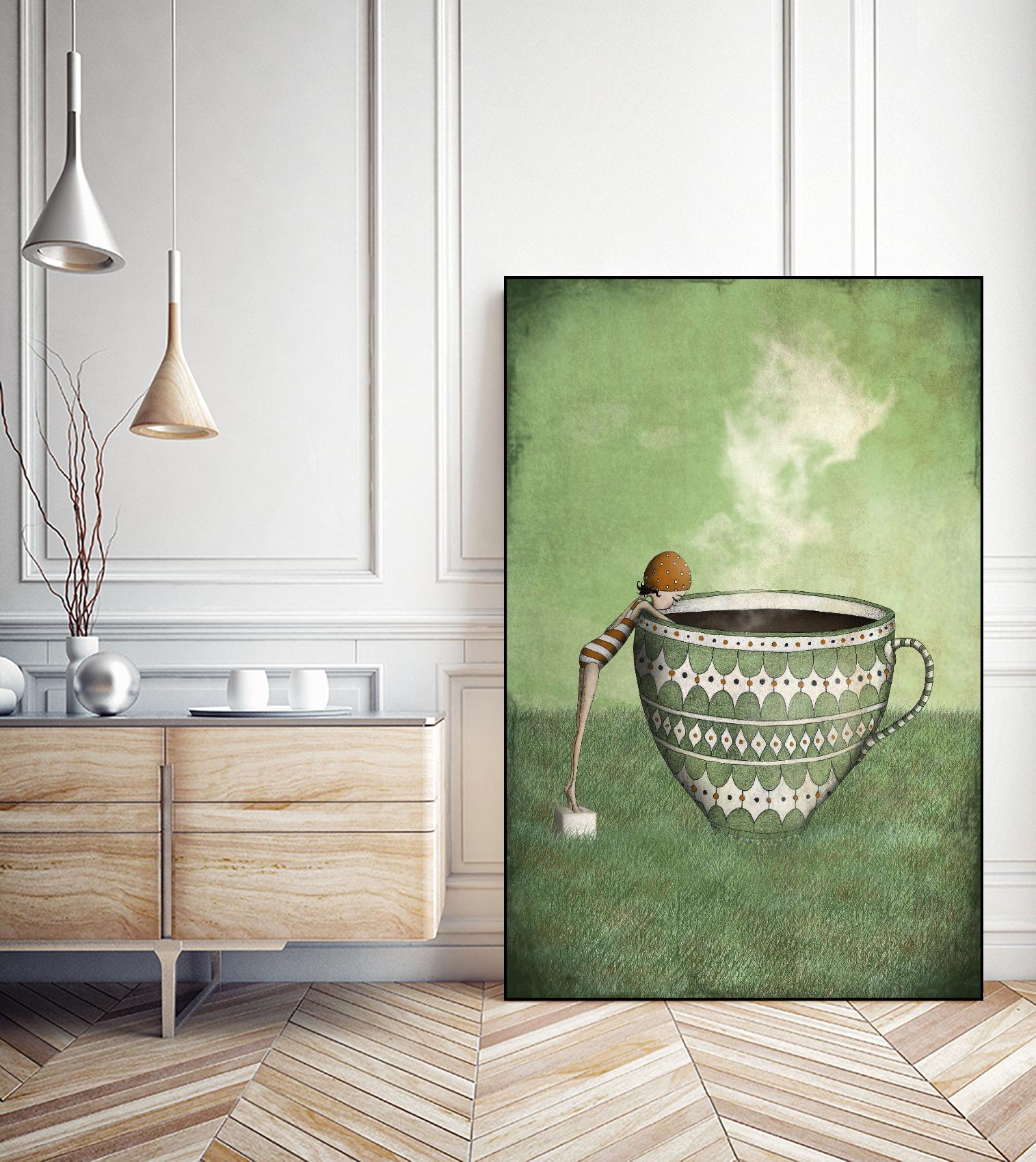 Too Hot by Maja Lindberg on GIANT ART - multicolor urban/pop surrealism; children