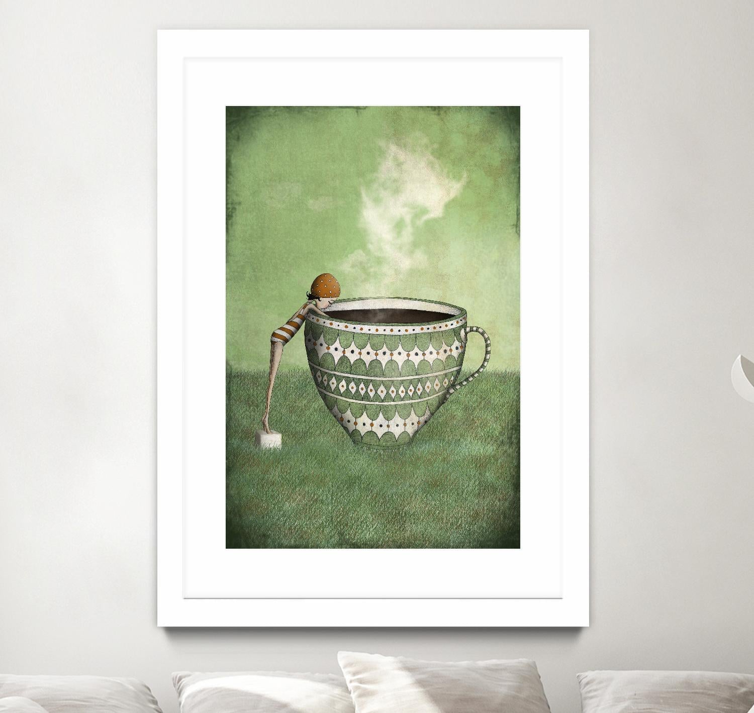 Too Hot by Maja Lindberg on GIANT ART - multicolor urban/pop surrealism; children