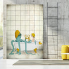 Bath Time by Maja Lindberg on GIANT ART - multicolor urban/pop surrealism; children