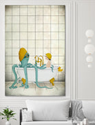 Bath Time by Maja Lindberg on GIANT ART - multicolor urban/pop surrealism; children