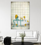 Bath Time by Maja Lindberg on GIANT ART - multicolor urban/pop surrealism; children