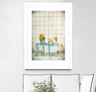 Bath Time by Maja Lindberg on GIANT ART - multicolor urban/pop surrealism; children