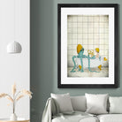 Bath Time by Maja Lindberg on GIANT ART - multicolor urban/pop surrealism; children