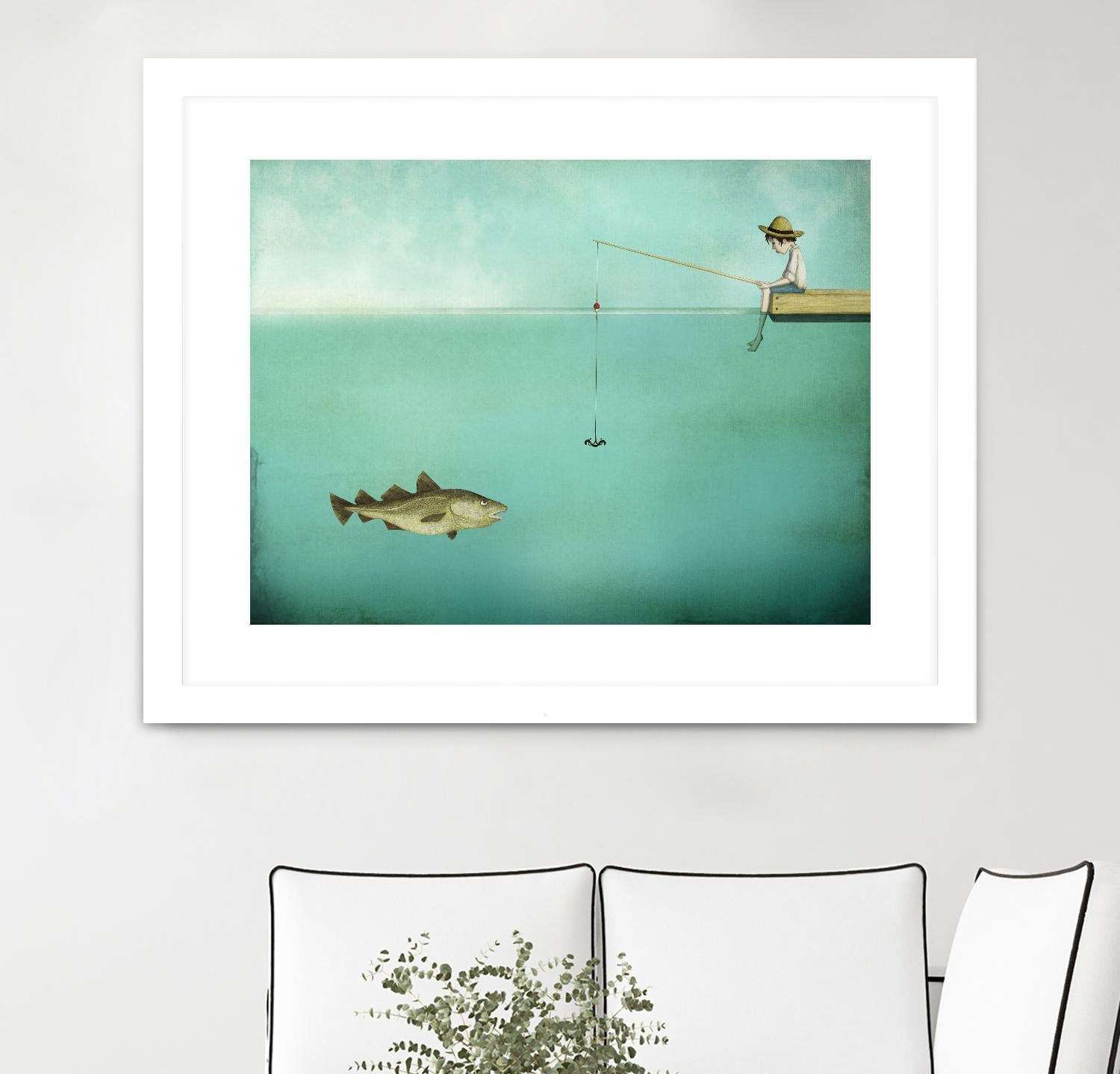 Fish by Maja Lindberg on GIANT ART - multicolor urban/pop surrealism; children