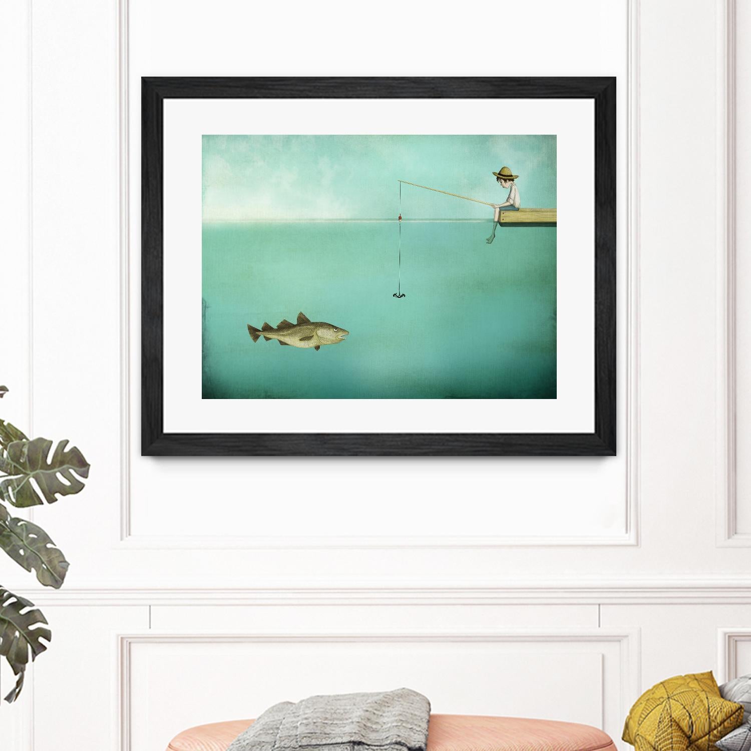 Fish by Maja Lindberg on GIANT ART - multicolor urban/pop surrealism; children