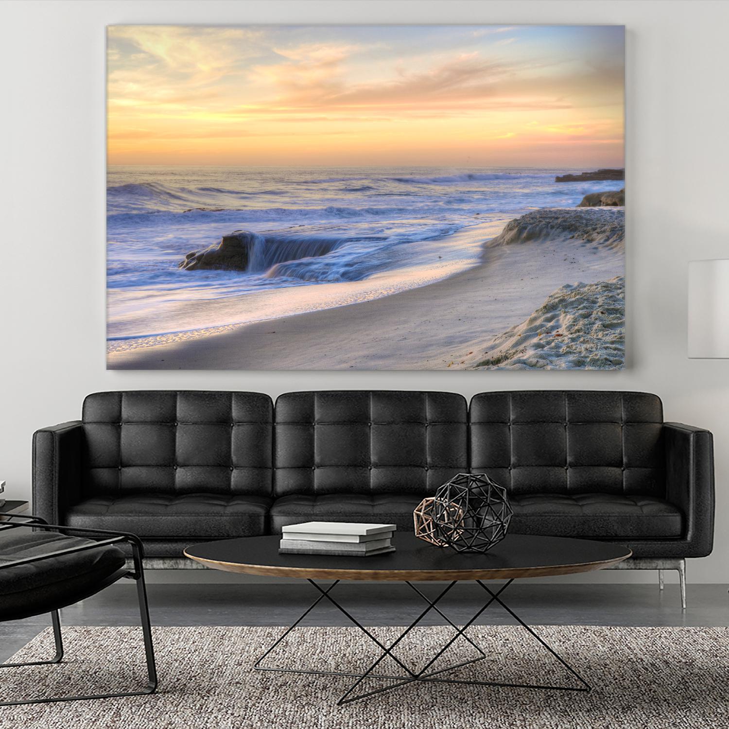 La Jolla Sunset by Dean Mayo on GIANT ART - multicolor photography; landscapes; coastal