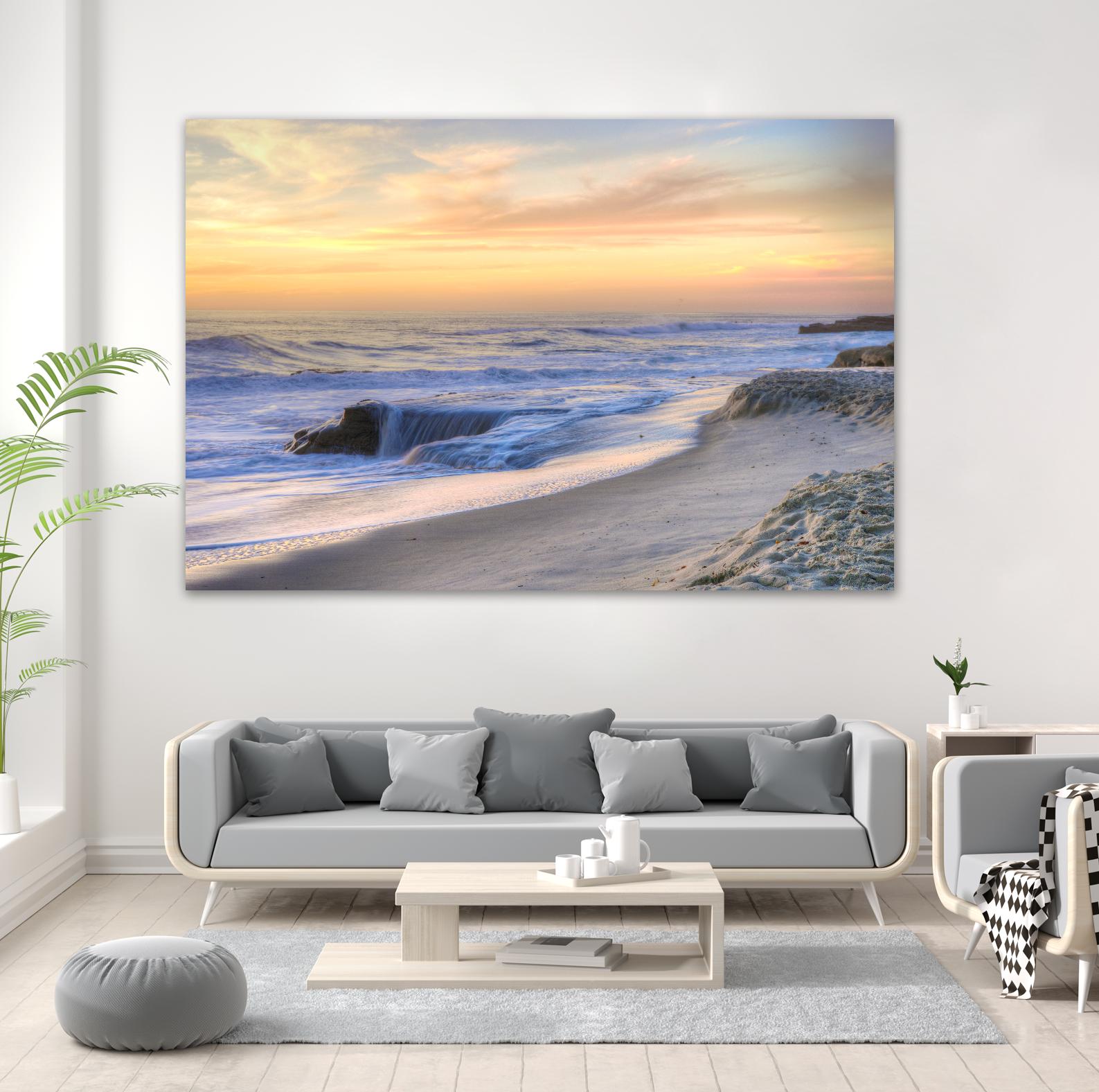 La Jolla Sunset by Dean Mayo on GIANT ART - multicolor photography; landscapes; coastal