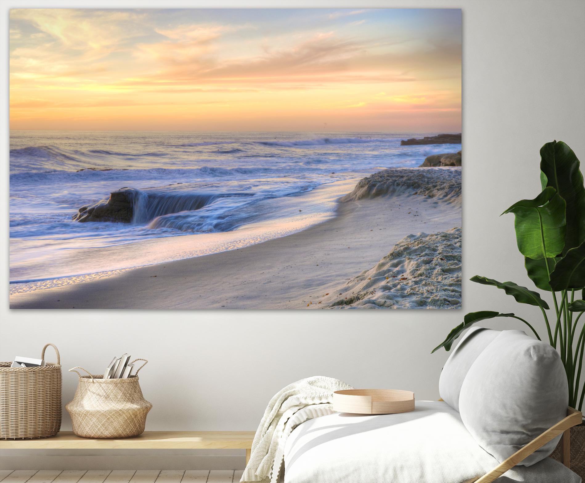 La Jolla Sunset by Dean Mayo on GIANT ART - multicolor photography; landscapes; coastal
