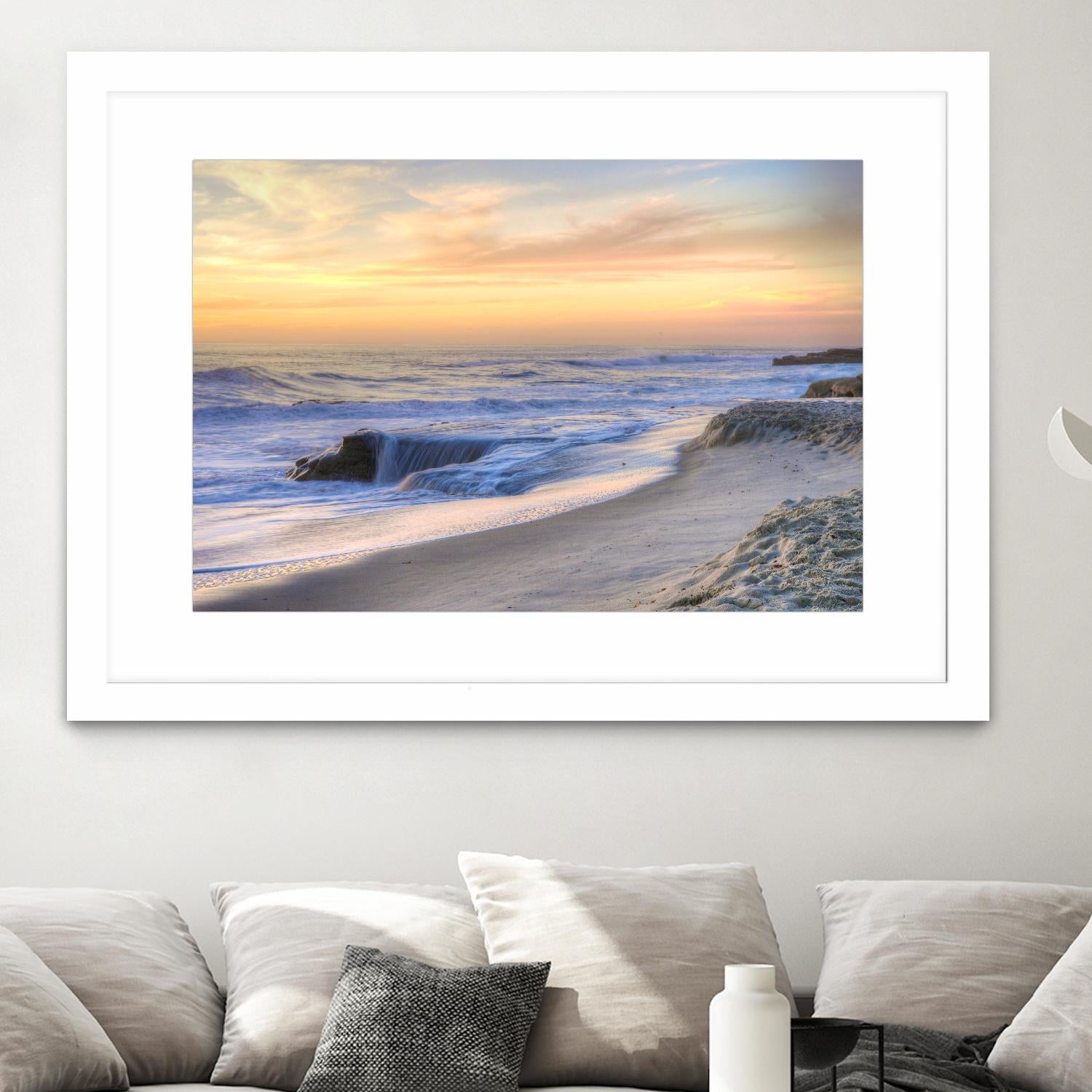 La Jolla Sunset by Dean Mayo on GIANT ART - multicolor photography; landscapes; coastal