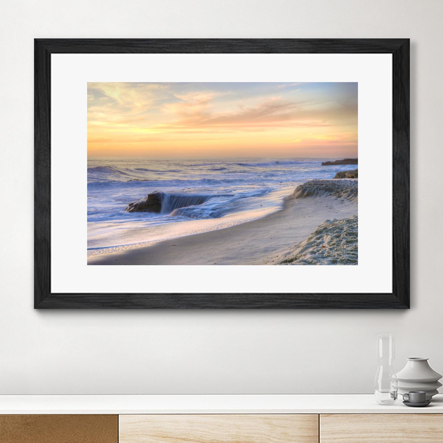 La Jolla Sunset by Dean Mayo on GIANT ART - multicolor photography; landscapes; coastal