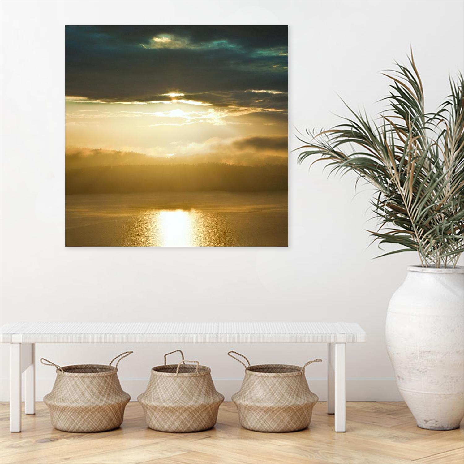 Orcas Sunset 1 by Golie Miamee on GIANT ART - multicolor photography; landscapes; coastal