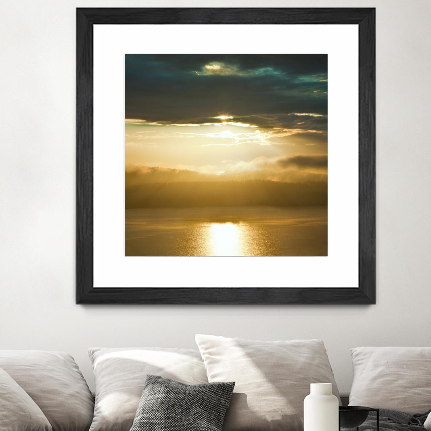 Orcas Sunset 1 by Golie Miamee on GIANT ART - multicolor photography; landscapes; coastal