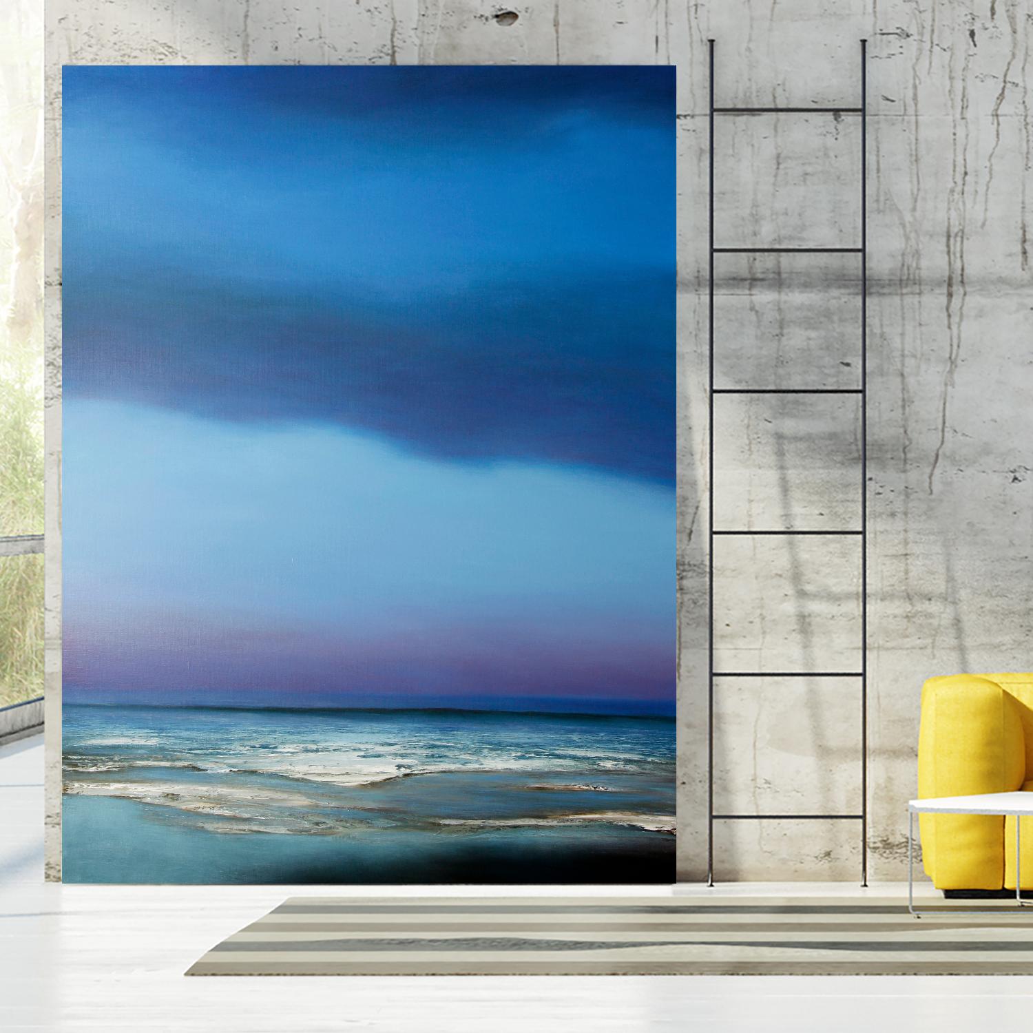 Blue Symphony by Michael Mote on GIANT ART - blue coastal, landscapes, beaches, ocean