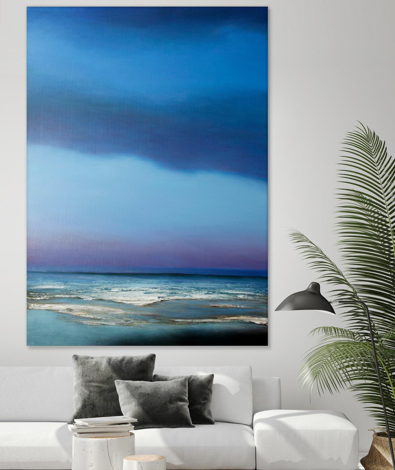 Blue Symphony by Michael Mote on GIANT ART - blue coastal, landscapes, beaches, ocean