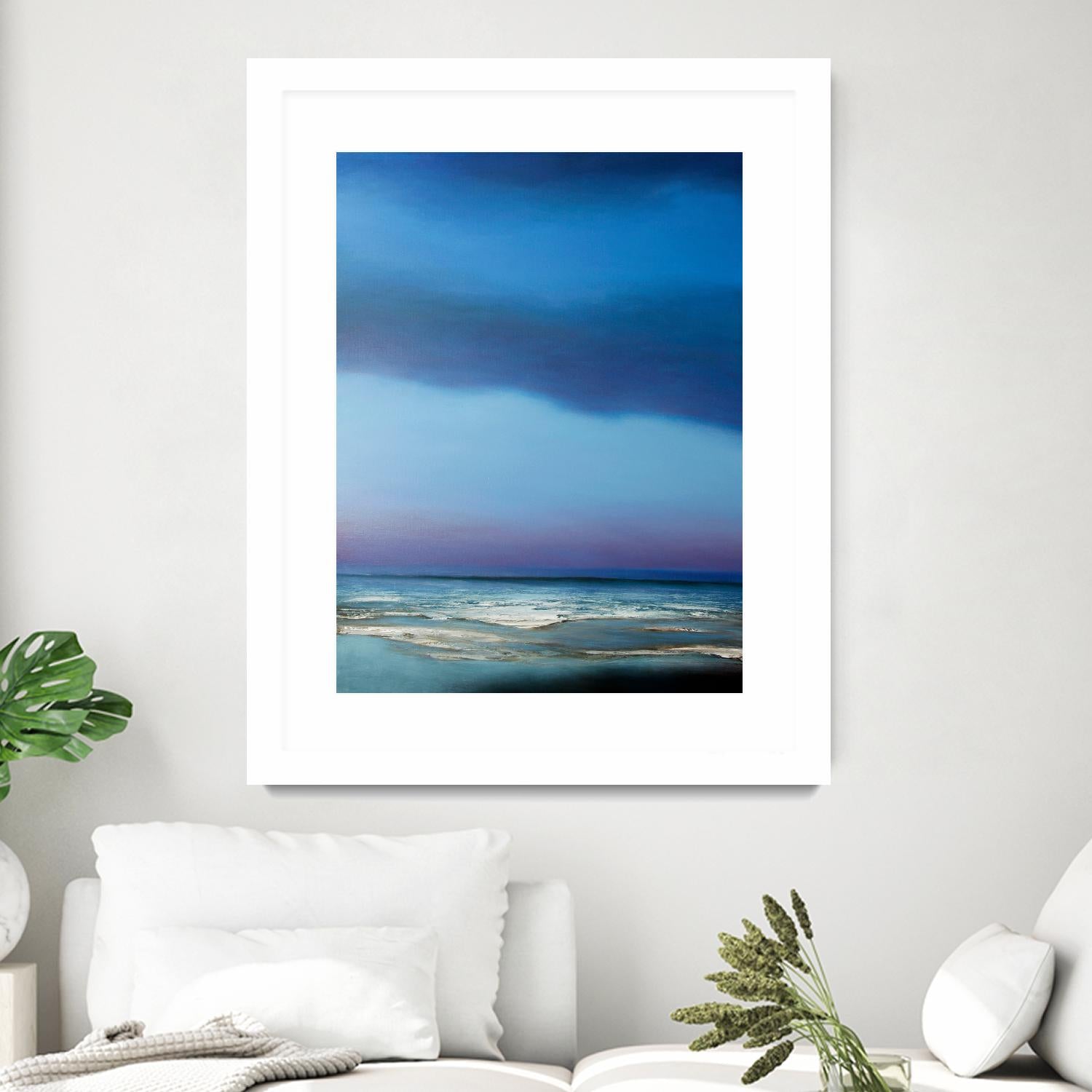 Blue Symphony by Michael Mote on GIANT ART - blue coastal, landscapes, beaches, ocean