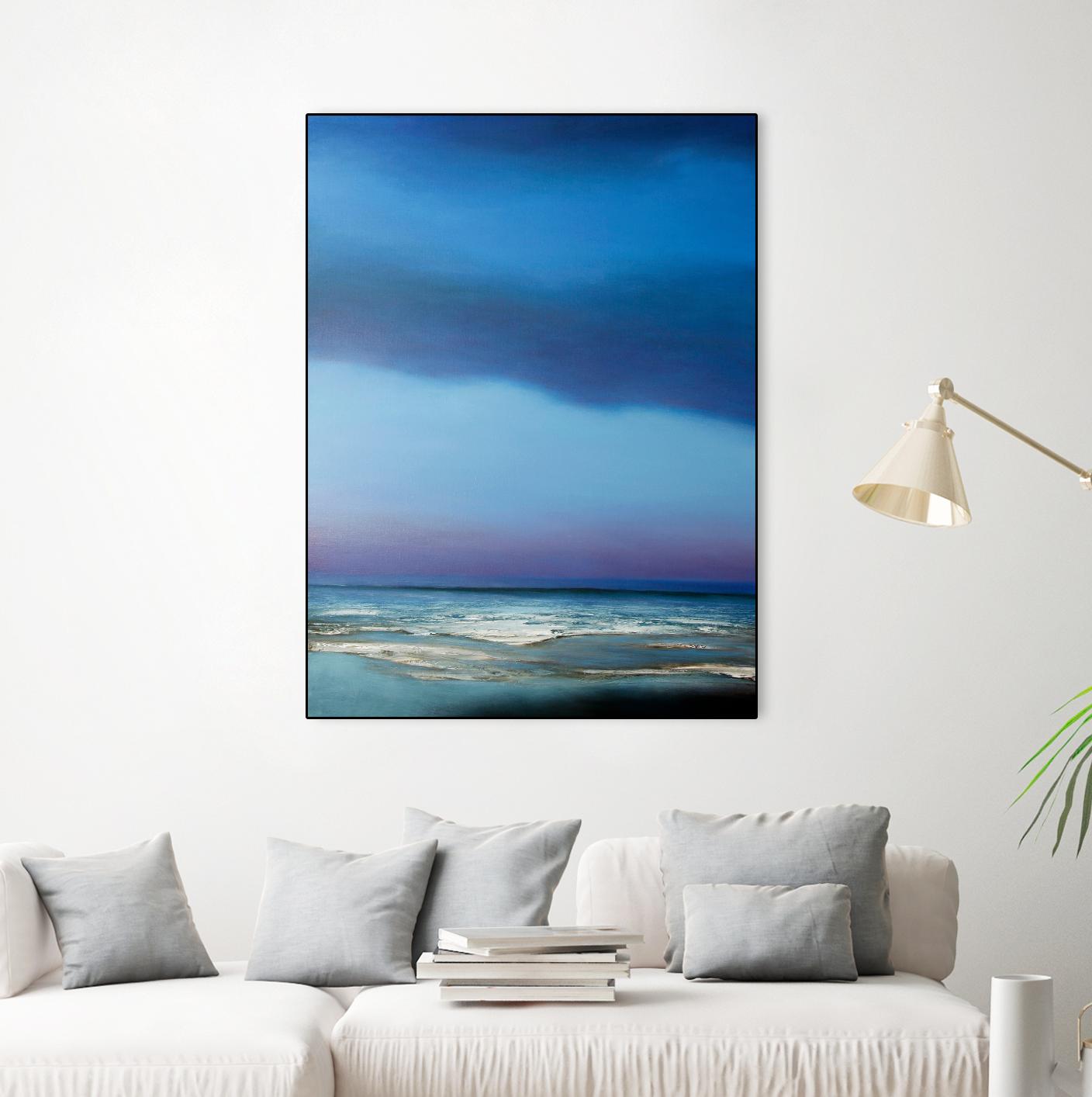 Blue Symphony by Michael Mote on GIANT ART - blue coastal, landscapes, beaches, ocean
