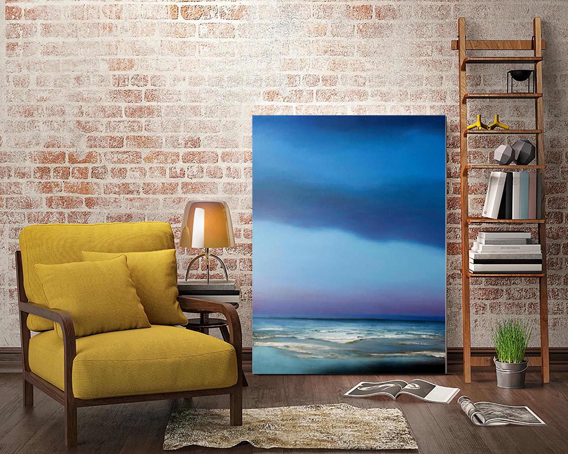 Blue Symphony by Michael Mote on GIANT ART - blue coastal, landscapes, beaches, ocean