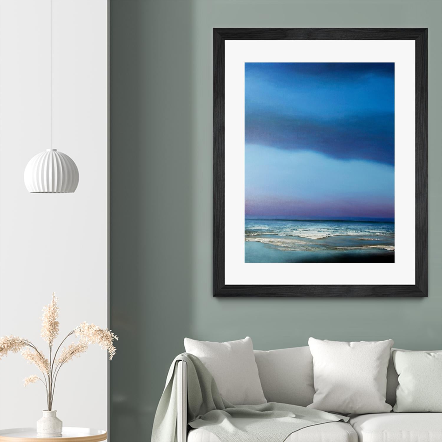 Blue Symphony by Michael Mote on GIANT ART - blue coastal, landscapes, beaches, ocean