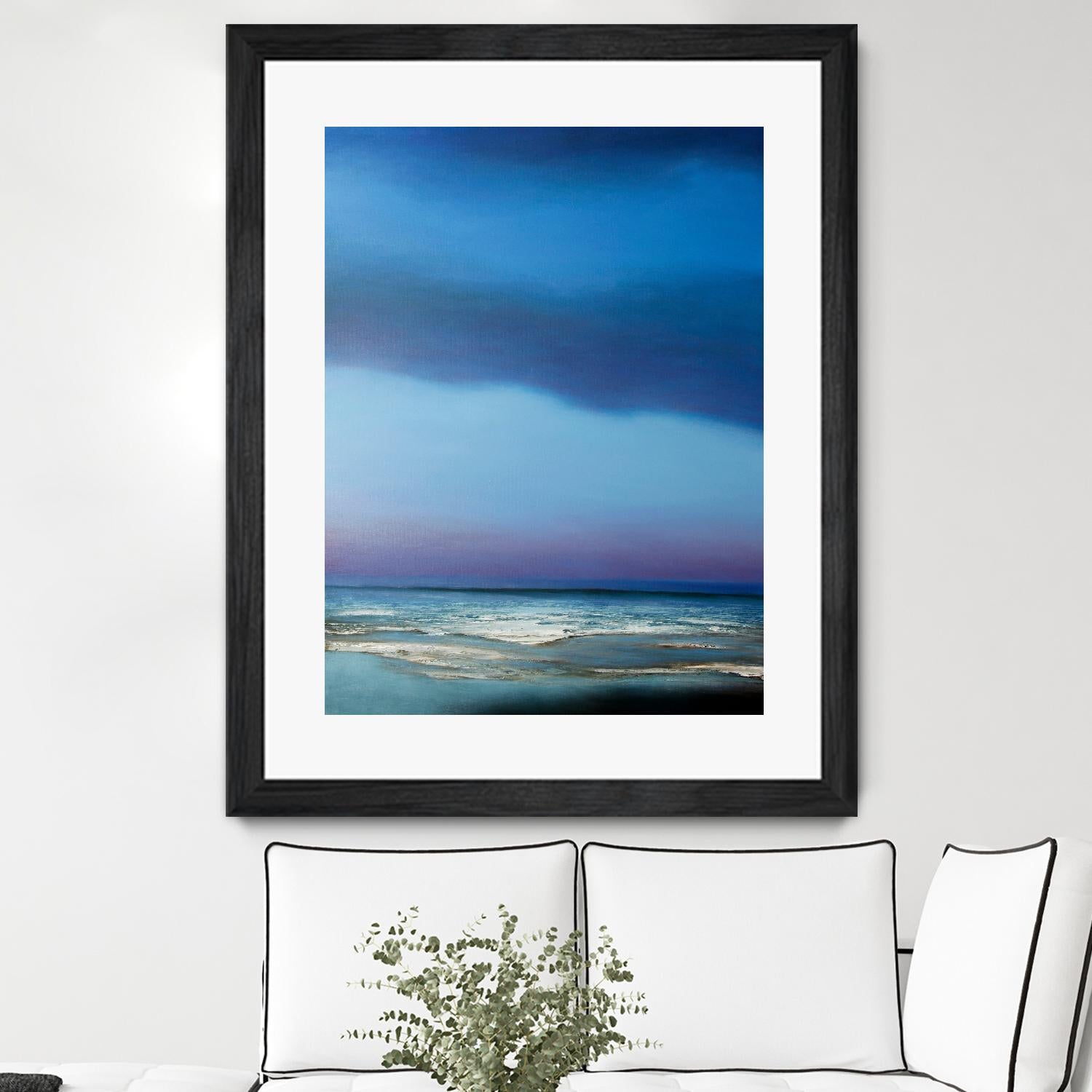 Blue Symphony by Michael Mote on GIANT ART - blue coastal, landscapes, beaches, ocean