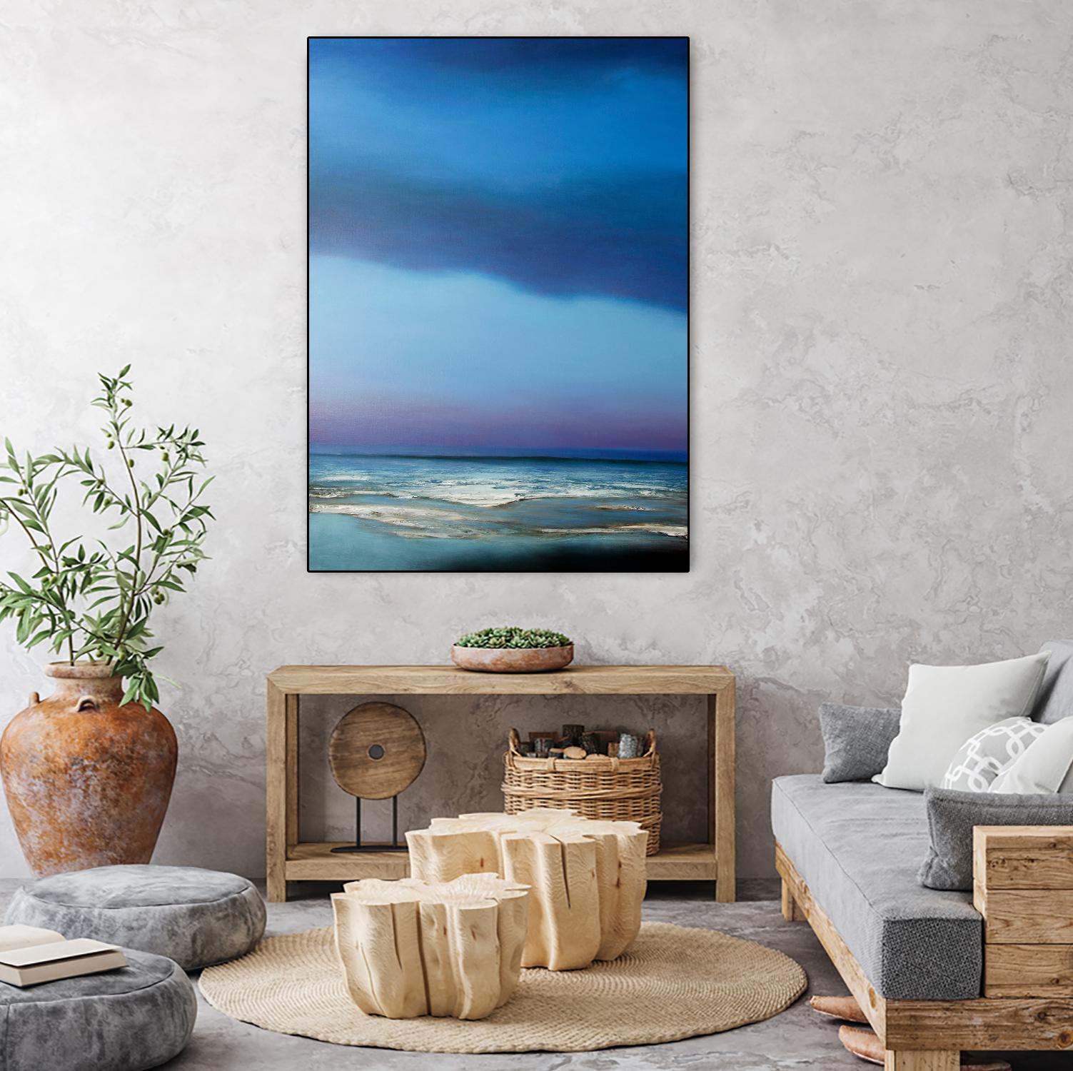 Blue Symphony by Michael Mote on GIANT ART - blue coastal, landscapes, beaches, ocean