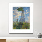 Woman with a Parasol - Madame Monet and Her Son, 1875 by Claude Monet on GIANT ART - masters museum