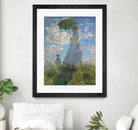 Woman with a Parasol - Madame Monet and Her Son, 1875 by Claude Monet on GIANT ART - masters museum