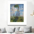 Woman with a Parasol - Madame Monet and Her Son, 1875 by Claude Monet on GIANT ART - masters museum