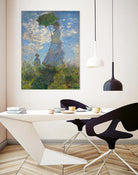 Woman with a Parasol - Madame Monet and Her Son, 1875 by Claude Monet on GIANT ART - museum museum