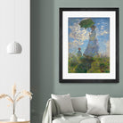 Woman with a Parasol - Madame Monet and Her Son, 1875 by Claude Monet on GIANT ART - masters museum