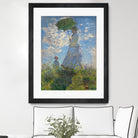 Woman with a Parasol - Madame Monet and Her Son, 1875 by Claude Monet on GIANT ART - masters museum