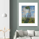 Woman with a Parasol - Madame Monet and Her Son, 1875 by Claude Monet on GIANT ART - masters museum