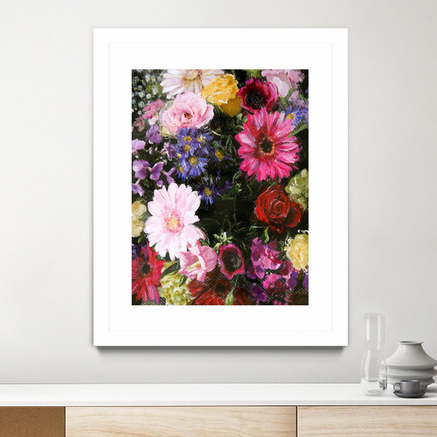 Dark Blossom by Design Fabrikken on GIANT ART - multi floral/still life