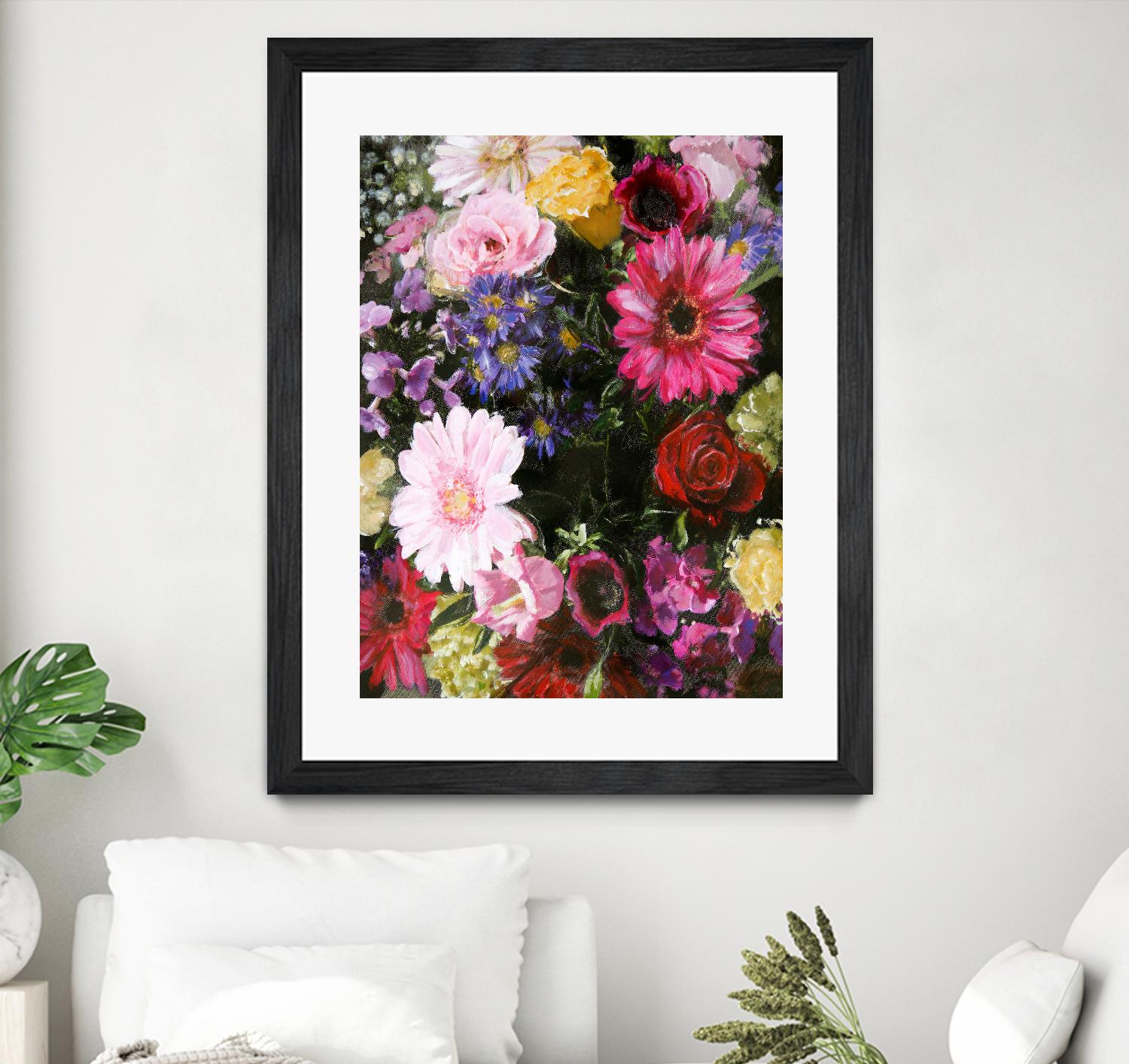 Dark Blossom by Design Fabrikken on GIANT ART - multi floral/still life