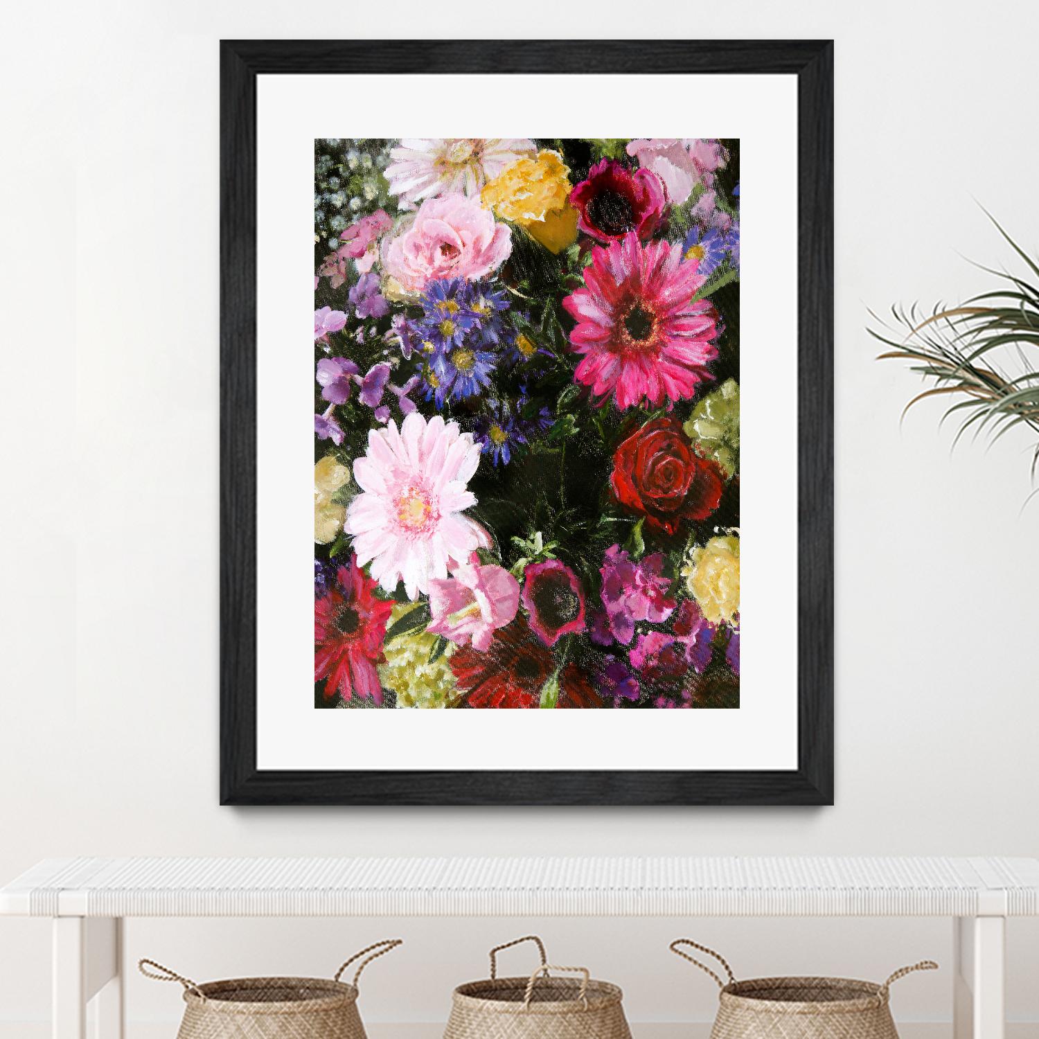 Dark Blossom by Design Fabrikken on GIANT ART - multi floral/still life