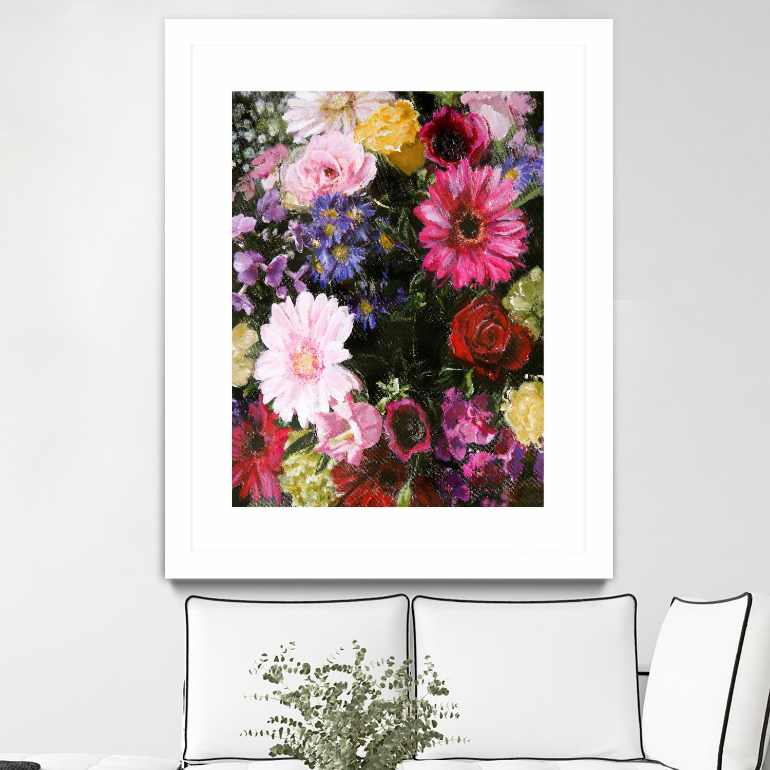 Dark Blossom by Design Fabrikken on GIANT ART - multi floral/still life
