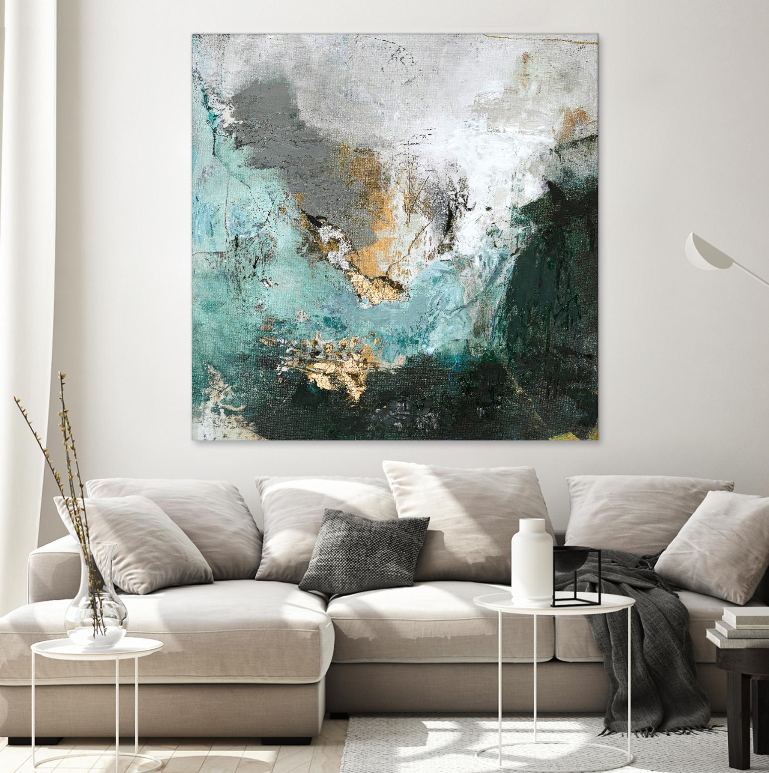 Arctic Green by Design Fabrikken on GIANT ART - multi abstracts