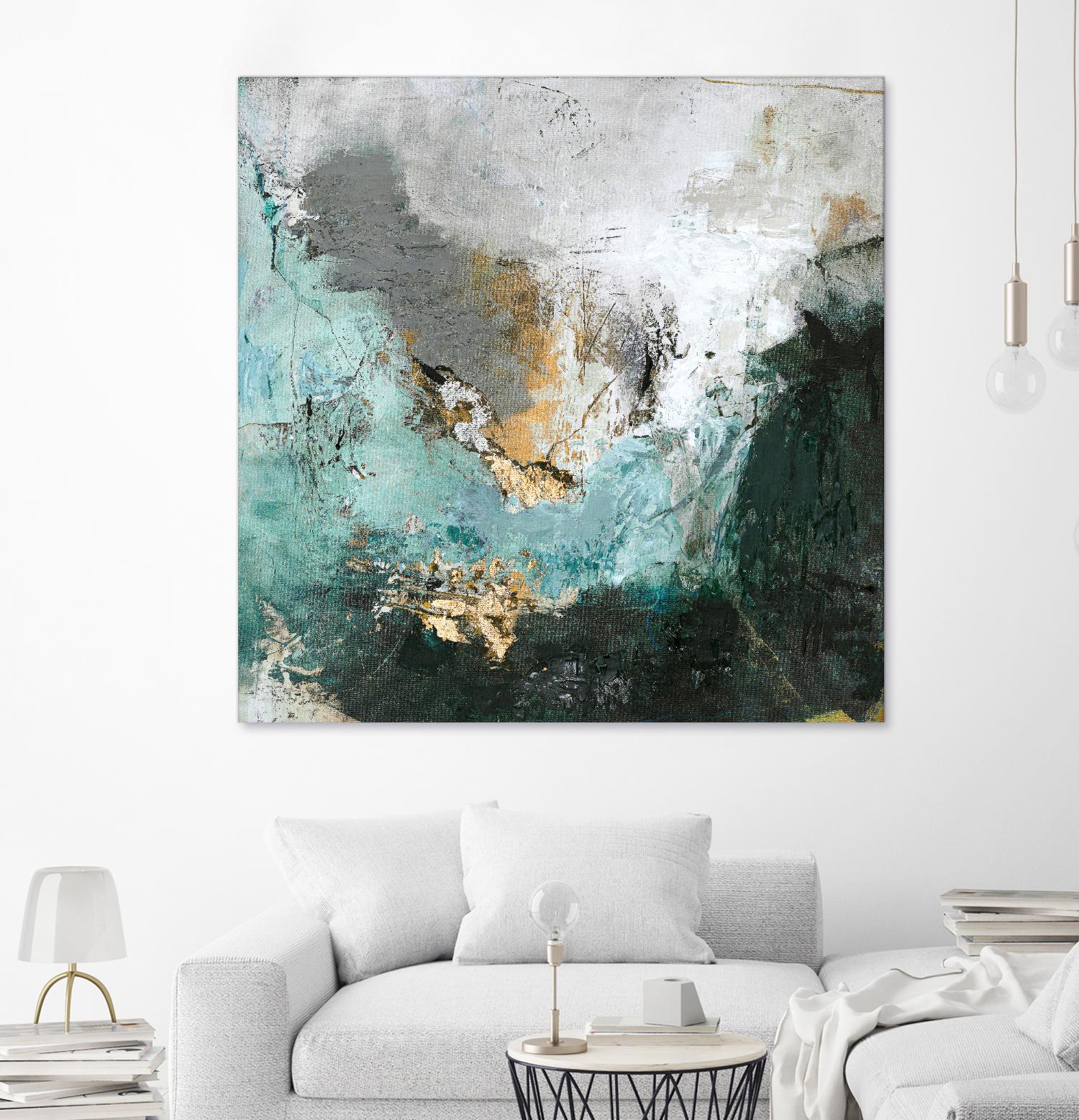 Arctic Green by Design Fabrikken on GIANT ART - multi abstracts