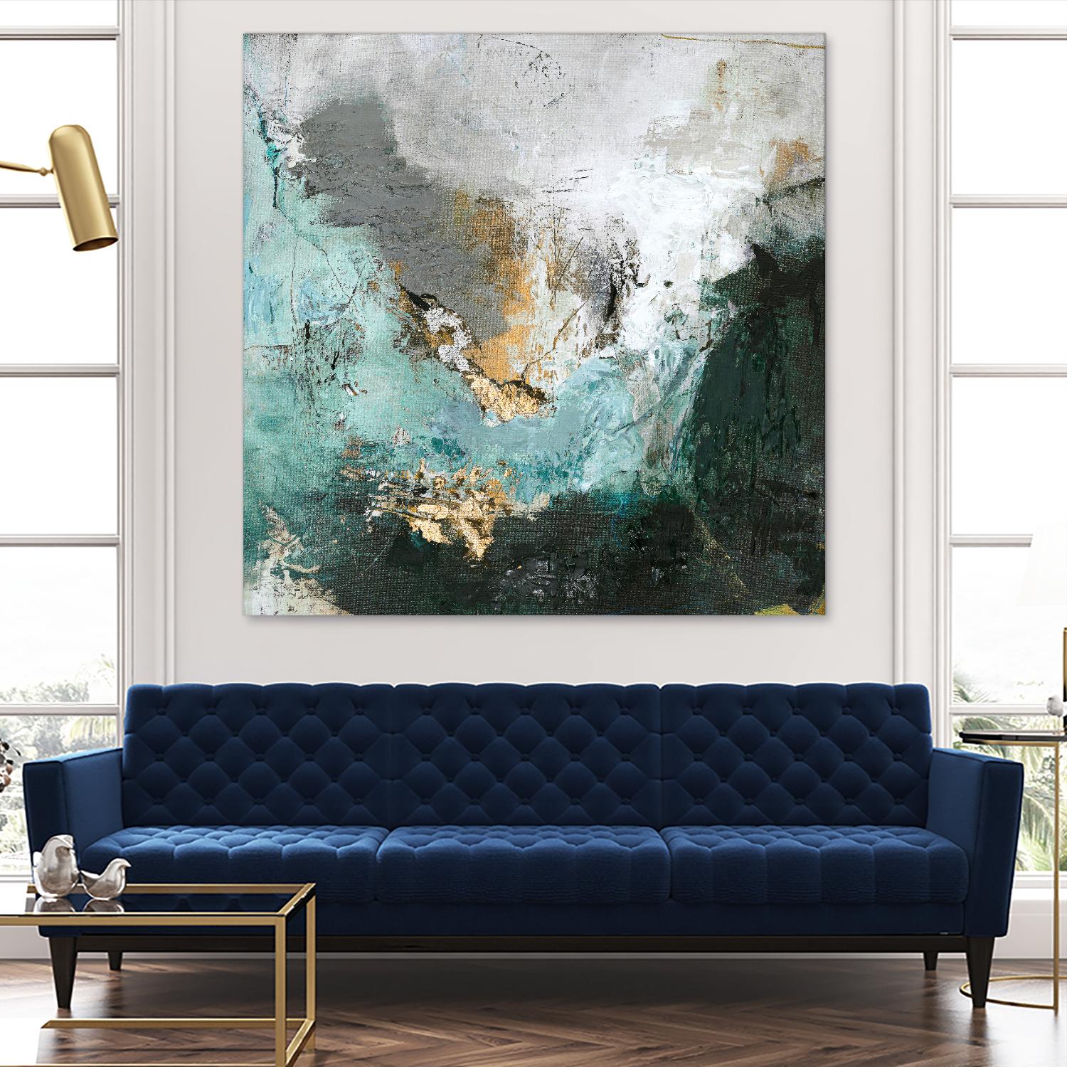 Arctic Green by Design Fabrikken on GIANT ART - multi abstracts