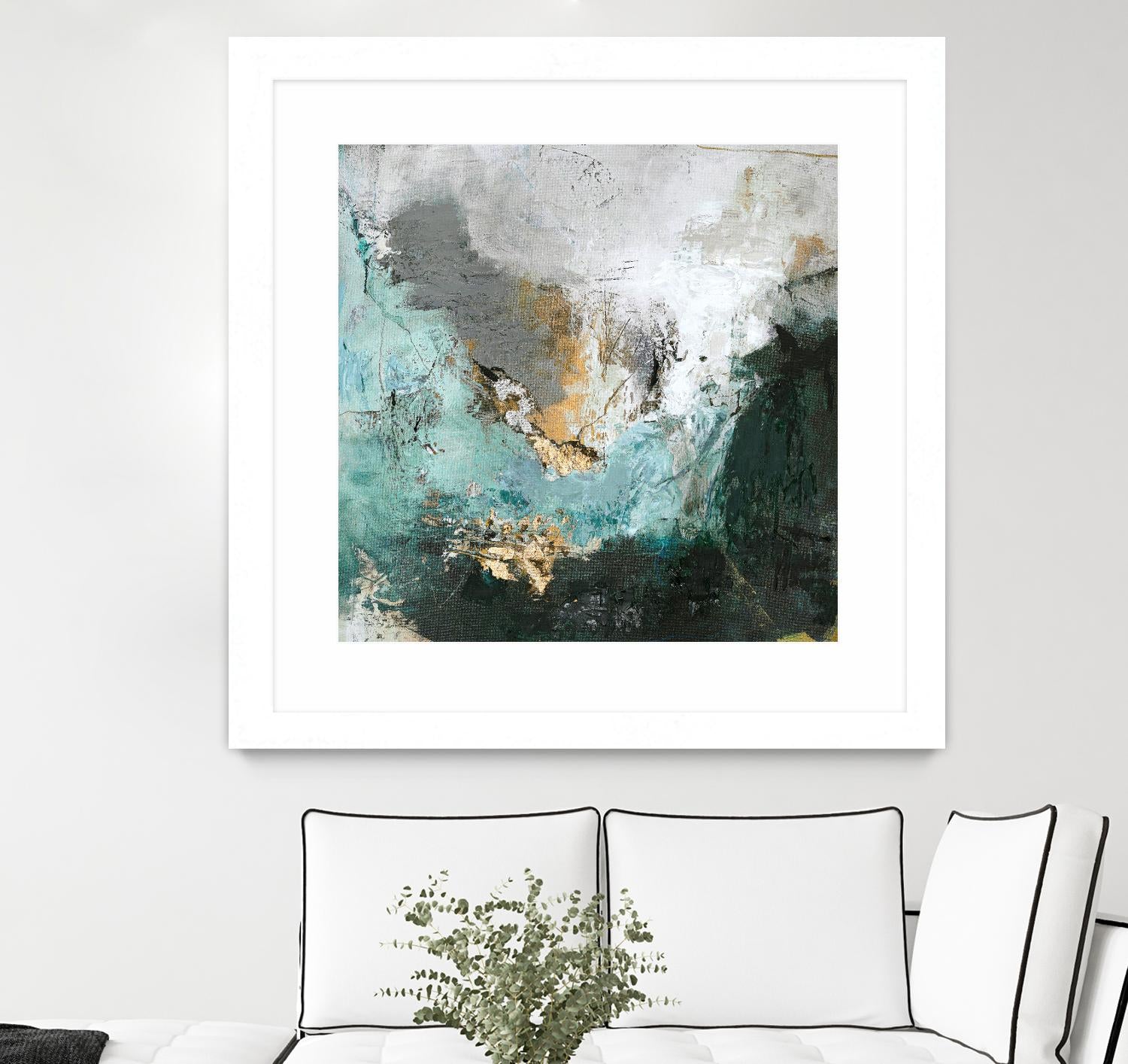 Arctic Green by Design Fabrikken on GIANT ART - multi abstracts
