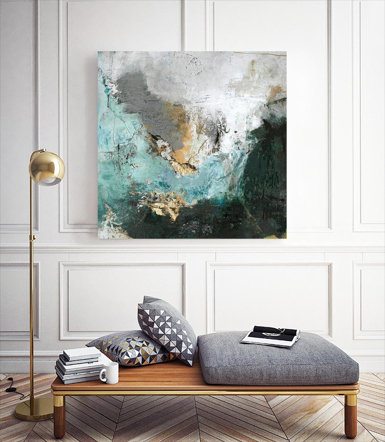 Arctic Green by Design Fabrikken on GIANT ART - multi abstracts