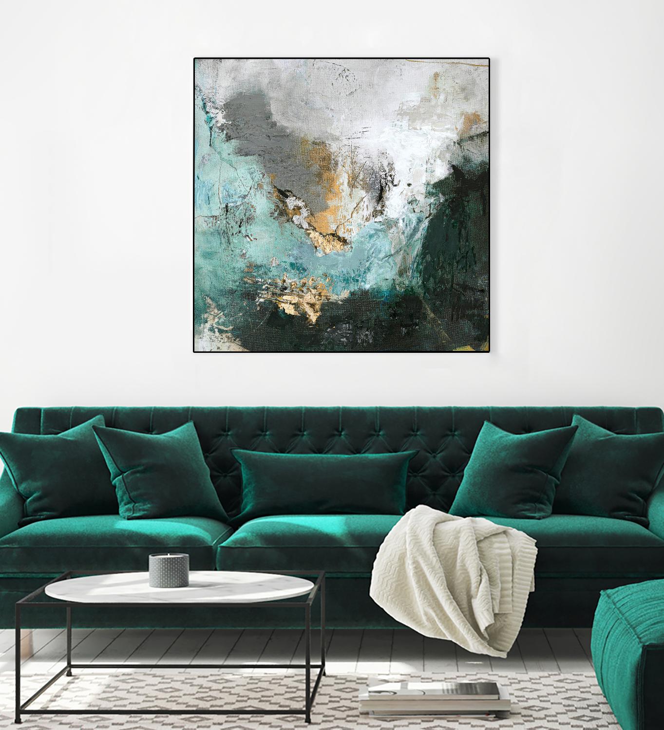 Arctic Green by Design Fabrikken on GIANT ART - multi abstracts
