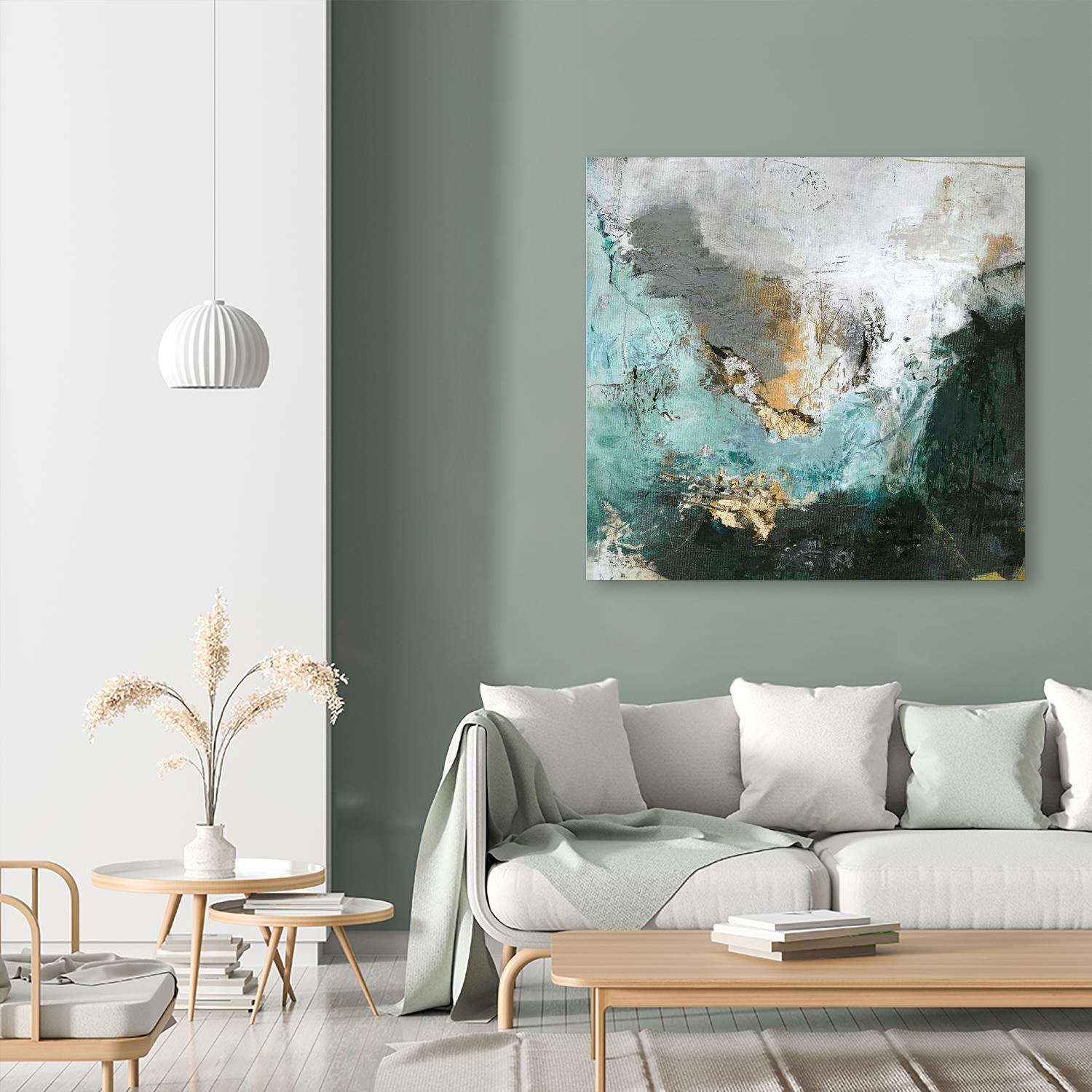 Arctic Green by Design Fabrikken on GIANT ART - multi abstracts