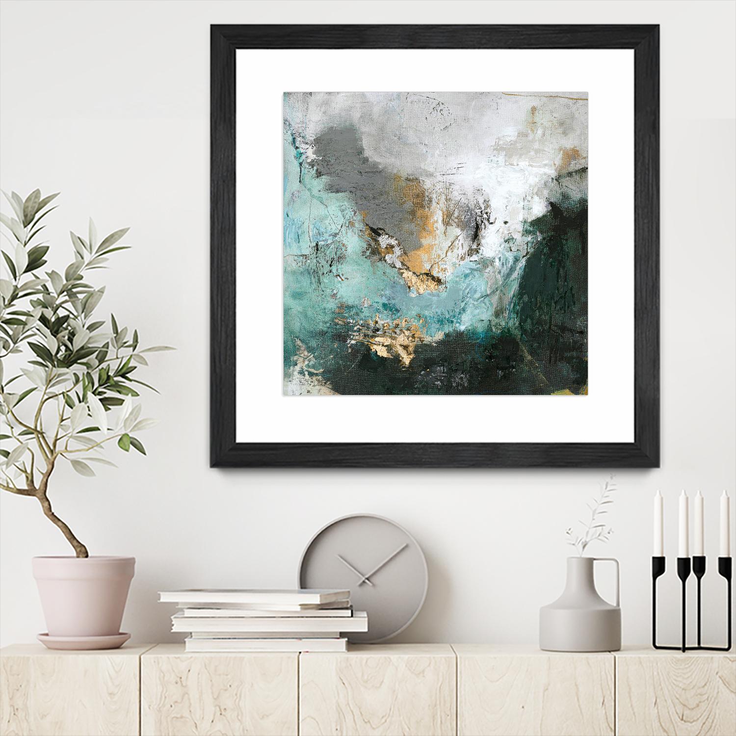 Arctic Green by Design Fabrikken on GIANT ART - multi abstracts