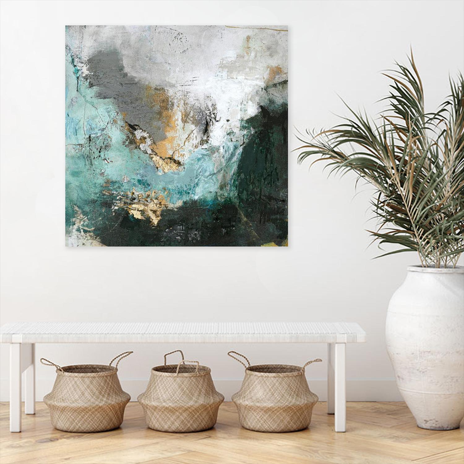 Arctic Green by Design Fabrikken on GIANT ART - multi abstracts