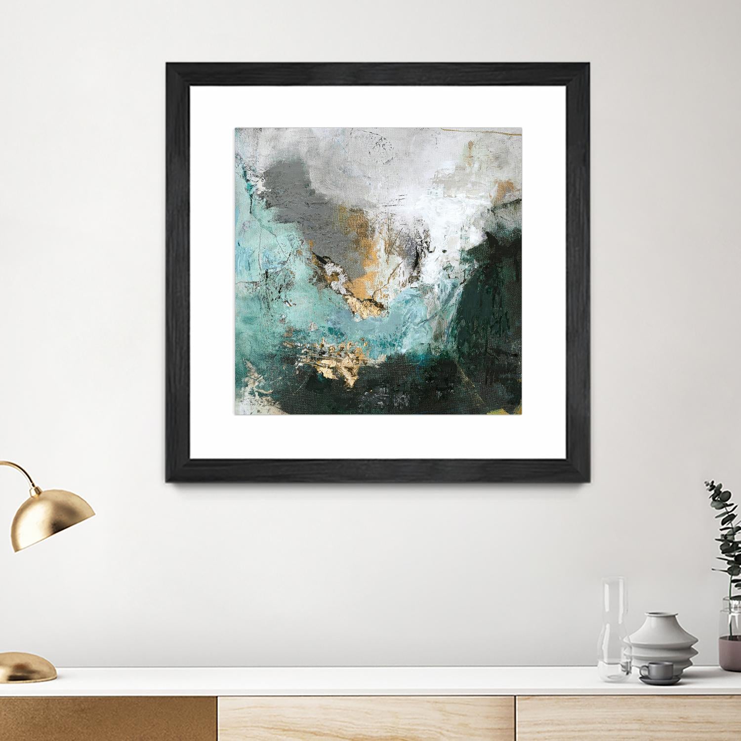 Arctic Green by Design Fabrikken on GIANT ART - multi abstracts
