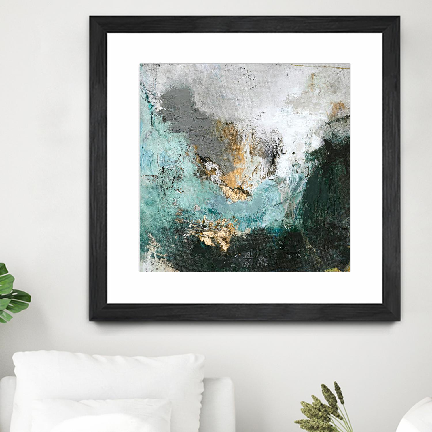 Arctic Green by Design Fabrikken on GIANT ART - multi abstracts