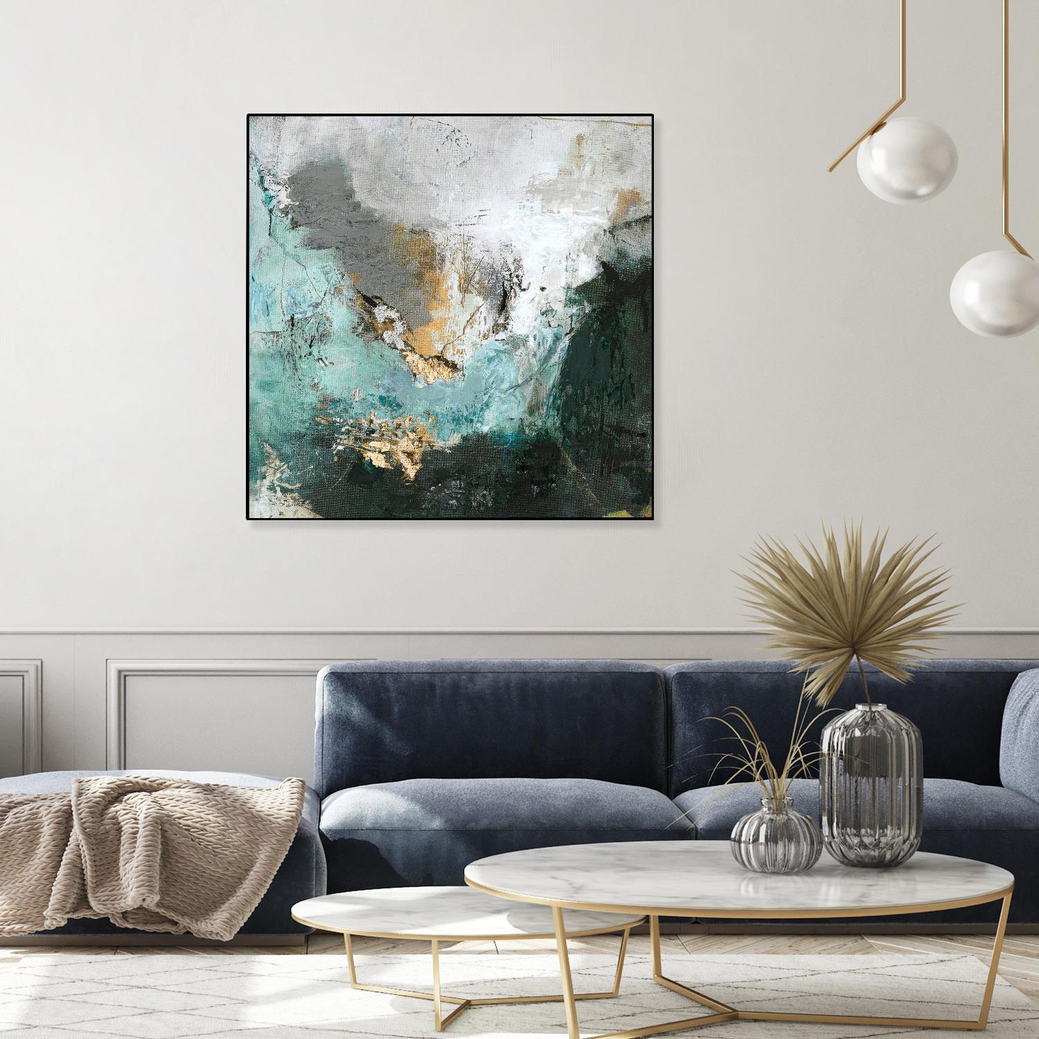 Arctic Green by Design Fabrikken on GIANT ART - multi abstracts