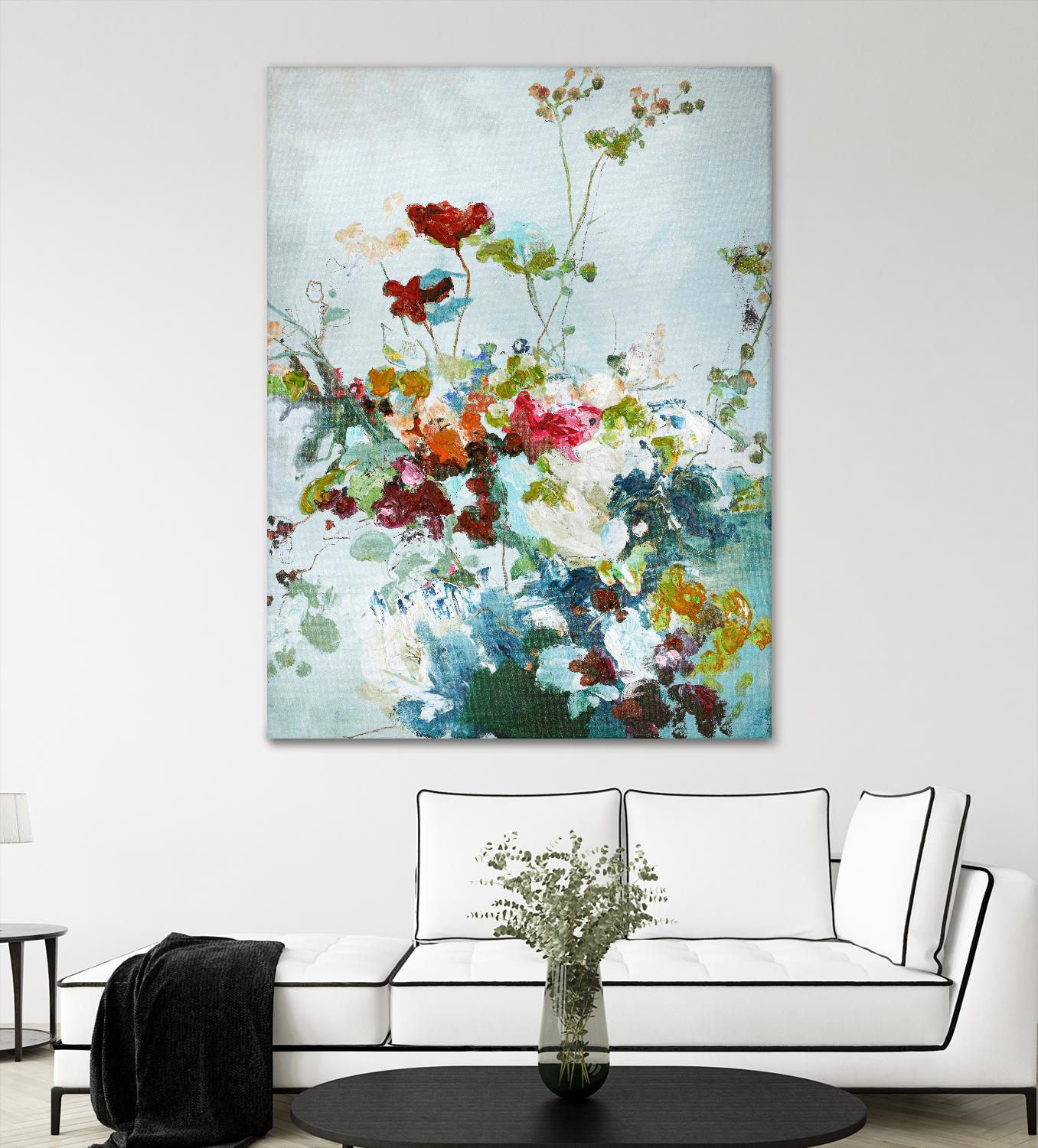 Abstract Floral 1 by Design Fabrikken on GIANT ART - multi floral/still life