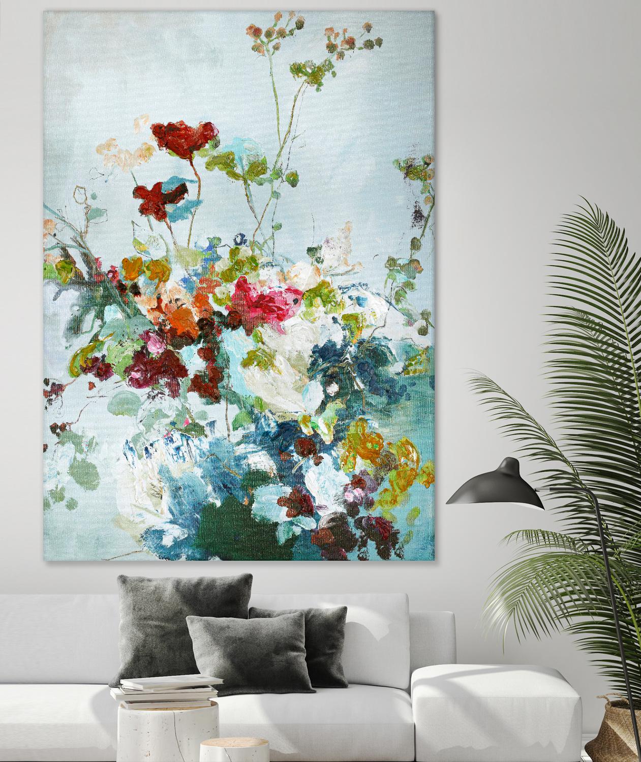 Abstract Floral 1 by Design Fabrikken on GIANT ART - multi floral/still life