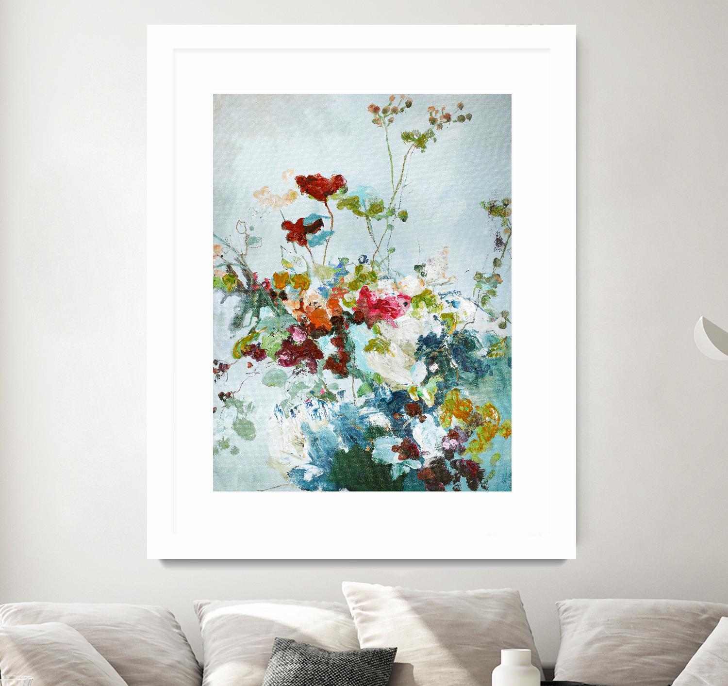 Abstract Floral 1 by Design Fabrikken on GIANT ART - multi floral/still life